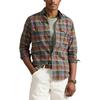 Polo Ralph Lauren Cotton Plaid Pocket Long Sleeve Polo Shirt Classic Edition Men shirts 710P08226-001