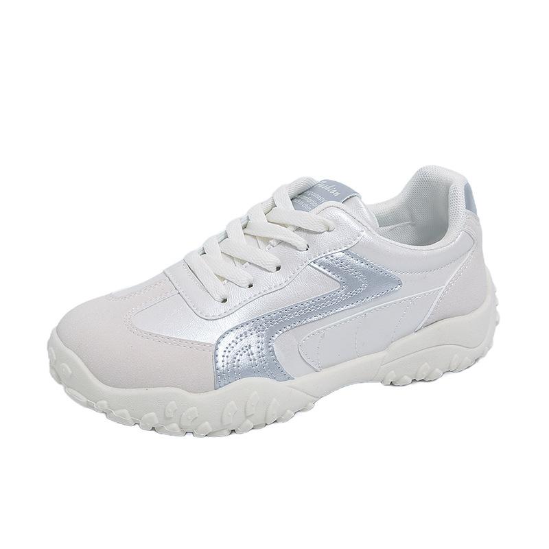Korean version of versatile comfortable lace-up German training shoes women's 2025 spring and autumn new retro fashion color matching casual sports