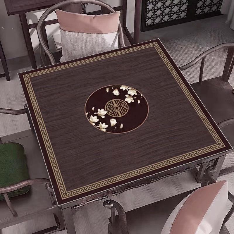 Sound-Dampening Anti-Slip Mahjong Table Mat - Wear-Resistant, Water-Absorbent, Home Game Room Accessory