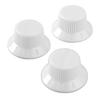 3Pcs Guitar Control Knob 1 Volume 2 Tone Fit Top Plastic Set Kit Instrument Accessory Replacement