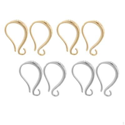 8Pcs Earrings Hooks Dangle Ear Wire DIY Women Jewelry Making Findings Supplies