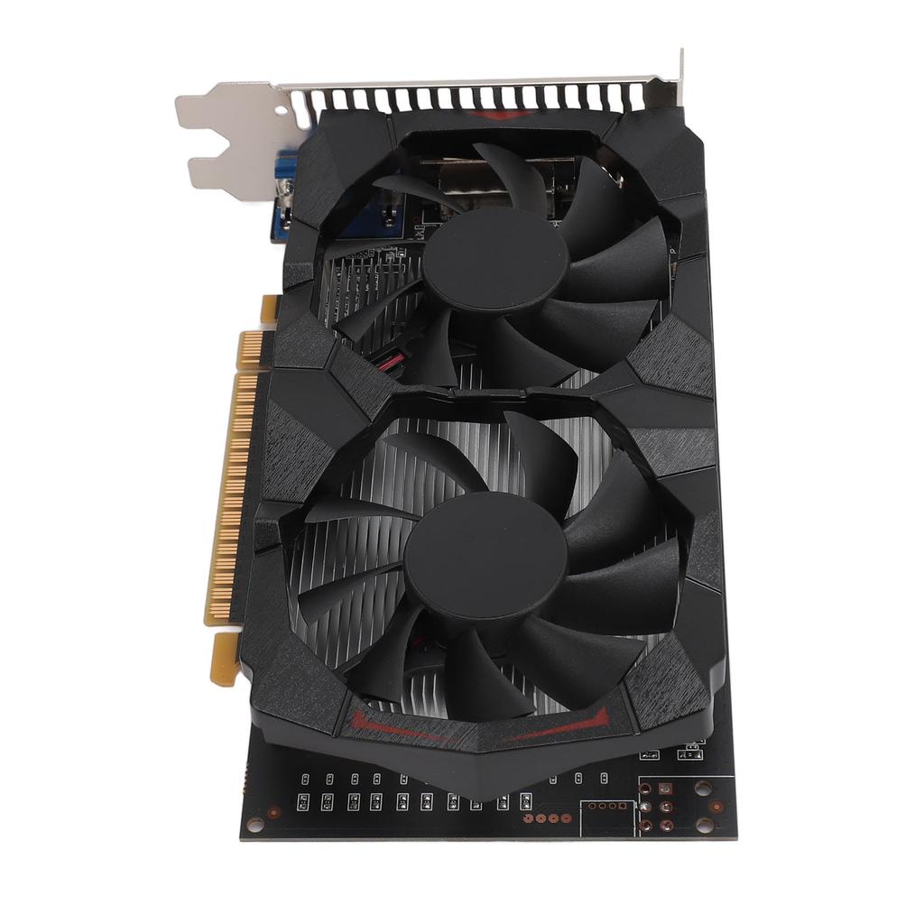 4GD5 PCI Express Graphics Card 4GB GDDR5 128bit Dual Fan HD Desktop Computer Graphics Card Efficient Quiet Gaming