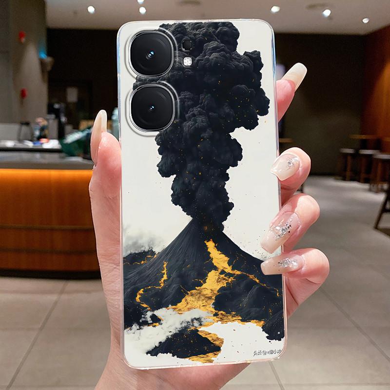 Casing For Vivo iQOO Neo9 Neo9s Pro+ Neo 9 9s Pro Plus 5G Luxury Dragon Cute Cool Boys Girls Transparent Phone Case Back Cover