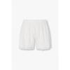 Women Lace Patch Hem Lounge Shorts 0826131504