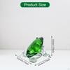 Miniature Frog Figurine Mini Statue Cute Portable Fashion Animal Sculpture Ornament for Parties