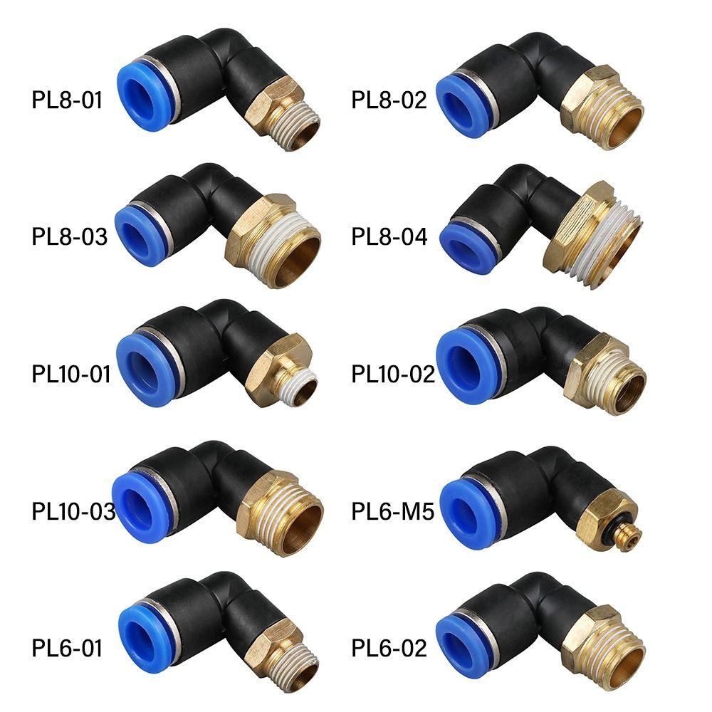 Tube Air Fitting Tube Plastic Quick Connector Male Thread Pipe Coupler Pneumatic Quick Connector