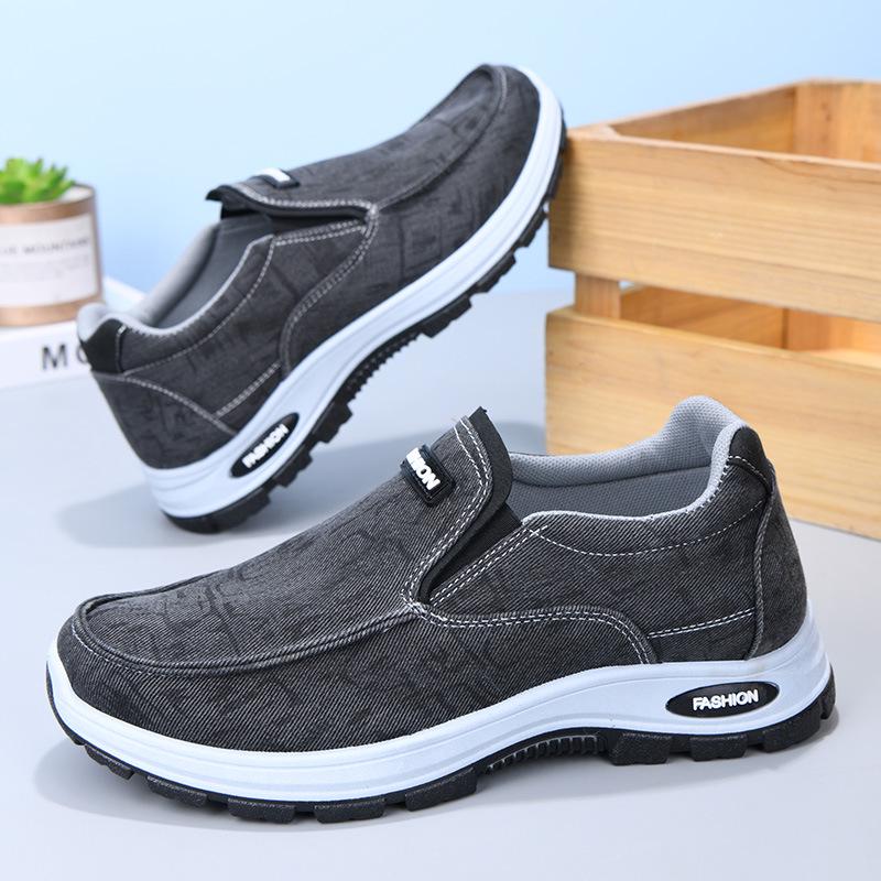 Men's Spring-Autumn Lightweight Non-Slip Soft Sole Dad Shoes - Comfortable Casual Walking Sneakers