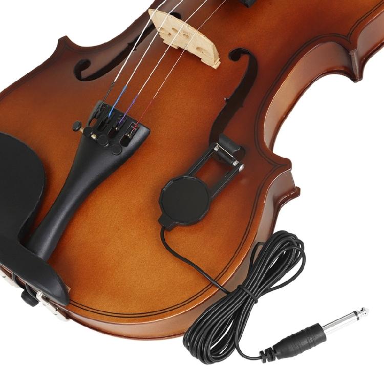 Violin Pickup Violin Soundhole Pickups with 1/4in Audible Jacks Clip On Pickup