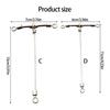 10Pcs High Strength Rolling Round Bearing Snap Fishing Barrels Swivels with Locking Snap Fishing Baits Connectors Clip