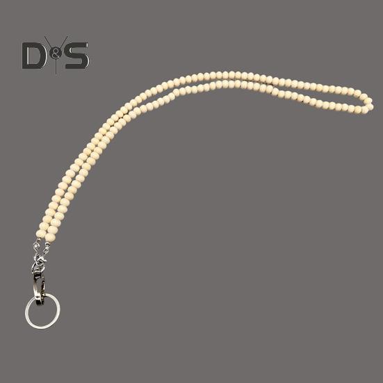 Barevné dřevěné korálky učitelské poutko na řetízek ID držák zatahovací odznak naviják klíče na brýle řetízky na brýle řetízek na brýle s pouzdry na karty