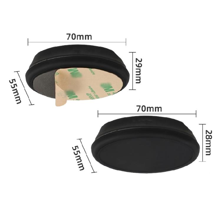 Portable Silicone Camera Base With Strong Adhesive For X5/X4 Camera Vehicle Dashboards Secure AntiVibration Mount