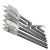 6pc Woodworking Chisel and Drill Set: 6-55mm High Carbon Steel with Flat Point for Wood Hole Enlarging