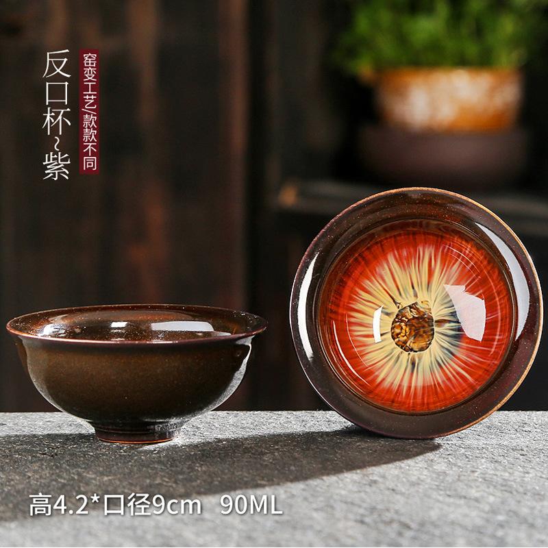 Китайская печь для смены керамической чайной чашки Jianzhan в стиле ретро — фото 11