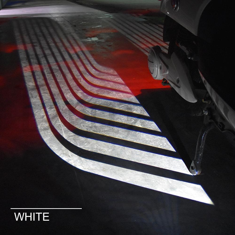 Motocycle Angel Wings LED Car Door Light Logo Shadow Lamp White Blue Red Green Projector Ange Led Carpet Puddle Light