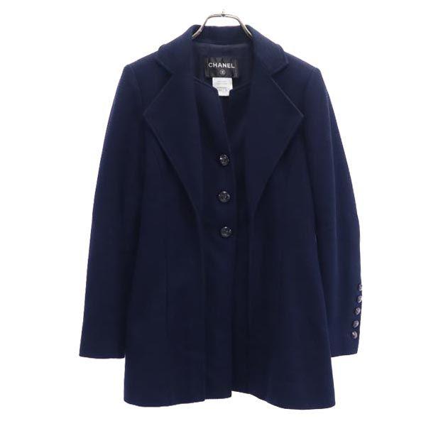 CHANEL Made in France Jacket 38 Navy Women Used