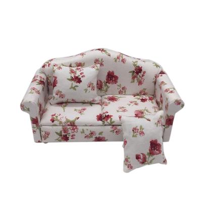 (H0826)Mini Dollhouse Furniture Sofa Set Miniature Living Room Kids Pretend Play Toy