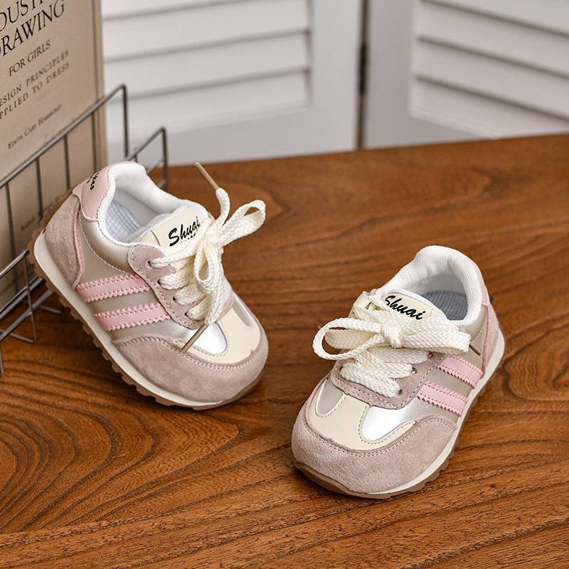 

Детская спортивная обувь весна и осень новая детская мягкая подошва мальчики универсальная повседневная обувь девочки липучка коллаж обувь Форреста Гампа 25 inner length about 15.5CM