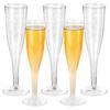 10 pezzi Calice da cocktail 4.5OZ/135ml Base staccabile Fondo slanciato Lucido Multiuso Antideformazione Bicchiere da vino Fornitura per bar