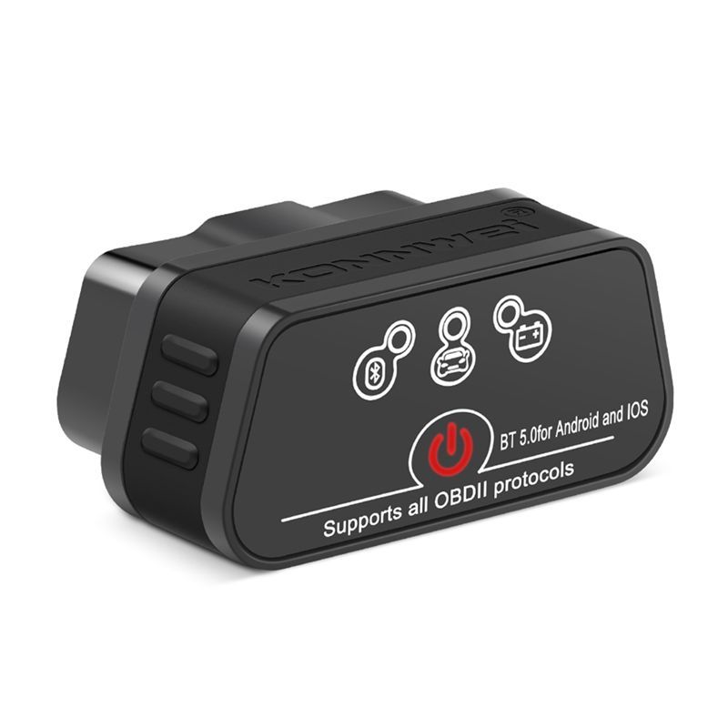 Эффективный-KONNWEI KW901 ELM327 V1.5 Bluetooth 5.0 ELM 327 V1 5 Автомобильные OBD 2 Инструменты Диагностики Автомобиля Для Android/IOS OBDII OBD2 Сканер