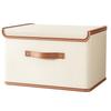 Oxford Cloth Large Flip-Top Storage Box with Lid for Clothes and Household Organizing