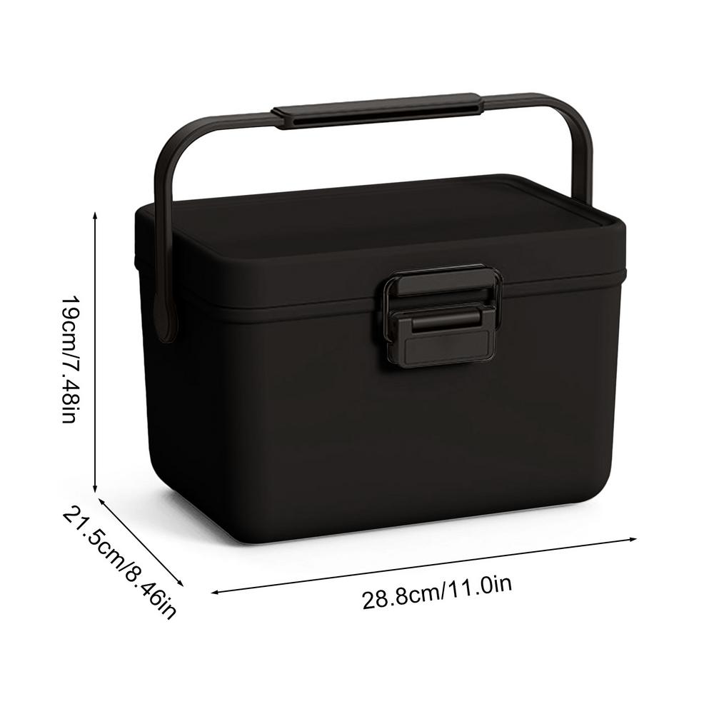 3.8L Mini Cooling Box Car Refrigerated Cold Box Camping Insulated Cooler Organizer With Handle Vehicle Accessories