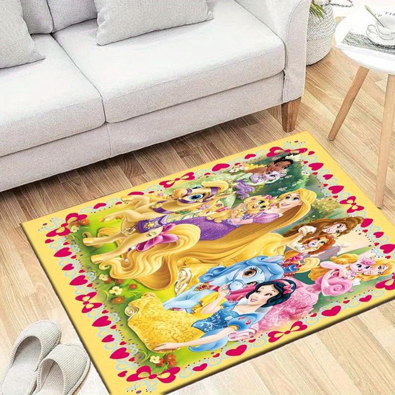 

1pc Princess Pattern Area Rug Soft Flannel Floor Mat for Living Room, Bedroom, Sofa Coffee Table Floor Mat, Machine Washable 60cm by 90cm