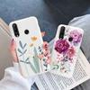 Love Heart Leopard Plant Rose Pattern Phone Case For Huawei P30 P20 Lite Y6 Y7 2019 Pro Honor 9X 20 Daisy Shockproof Soft Cover