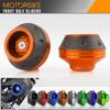 CNC Aluminium Gabel Rahmen Sliders 2 stücke Rad Motorrad Fallende Schutz Roller Moped Motocicleta Motorrad Zubehör