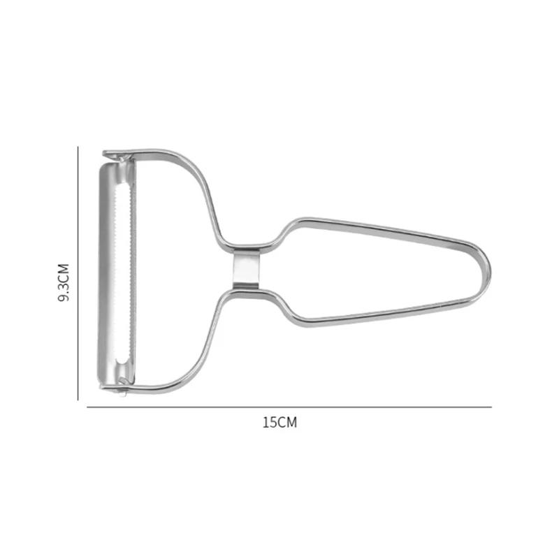 Rustfritt Stål Skrellekniv Reddikskjæring Store Tynne Skiver Potetskreller Grønnsakskutter Kjøkkenmatlagingsutstyr