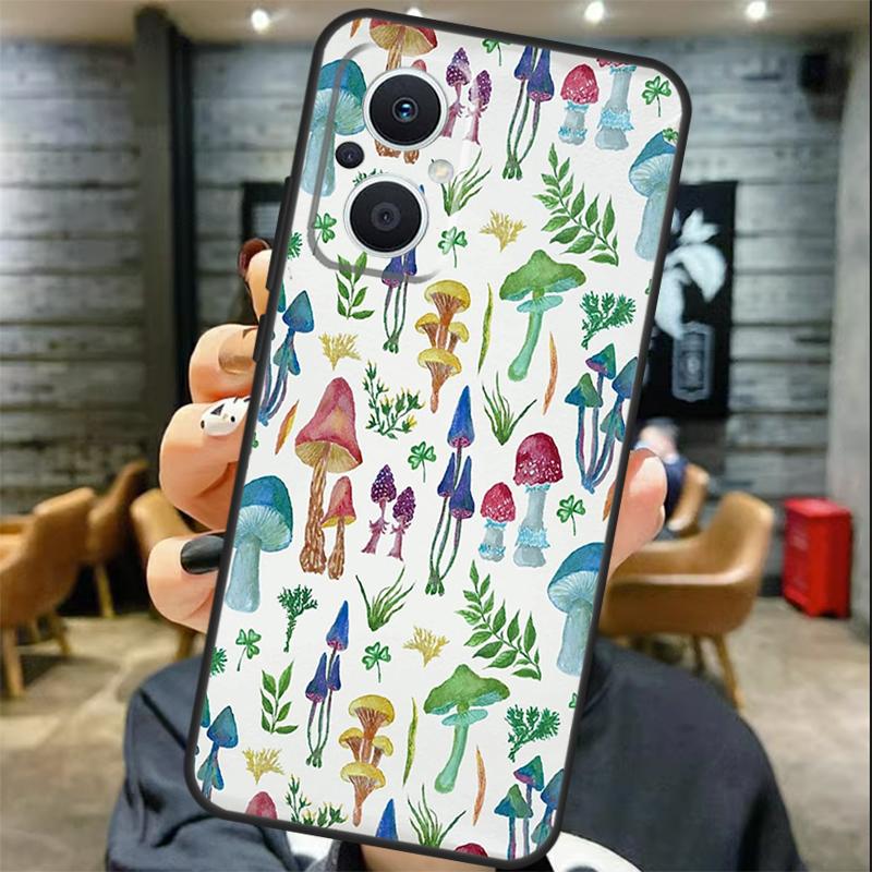 Trippy Mushroom Case For OPPO Reno 13 13F 12 F 11 8T 7 8 10 Pro OPPO Find X8 X6 Pro X3 X5 Lite Cover Coque