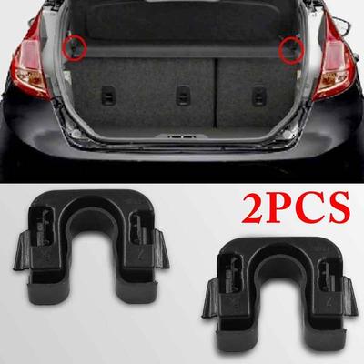 2 pièces/Ensemble Clips Crochets Étagère à Bagages Arrière Couvercle Coffre Pour Ford Fiesta Focus B-MAX C-MAX Mondeo Nissan Qashqai J10 8A6146698AA