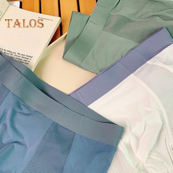 Men Boxer Underwear Mid-rise Elastic Waistband U-Convex Shorts Briefs Solid Color U-Convex Breathable Fabric Panties