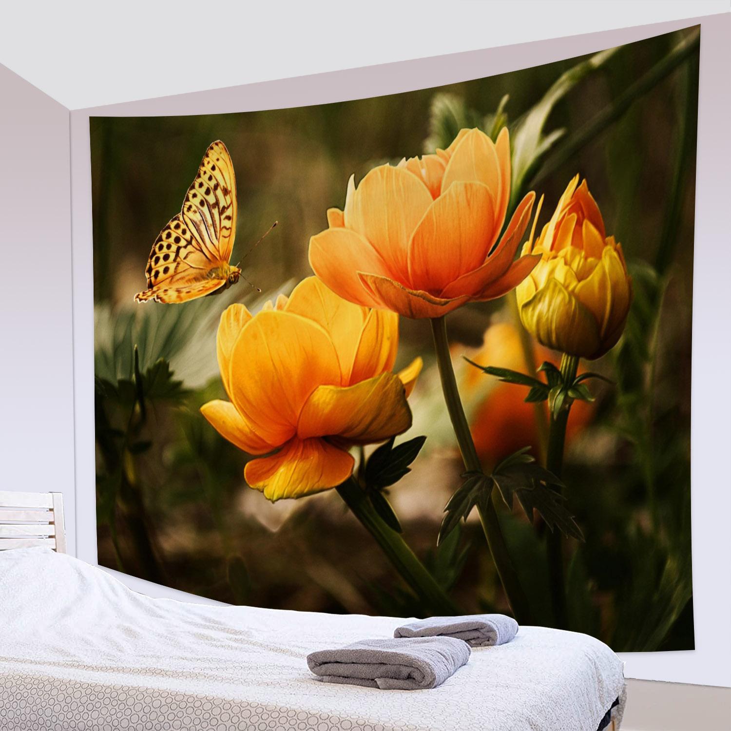 

Домашний декор гобелен пейзаж волна гобелен потолок домашний декор тропическое дерево пляж настенный гобелен закат морской гобелен 100x75cm