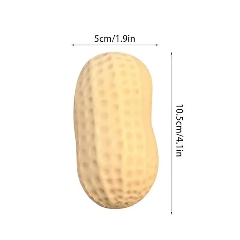 Peanut Shaped Stress Soft Tpr Squishy Squeeze Toy Realistic Texture Anxiety Relief Fidget Toy For Kids Adults Office Desk Toy