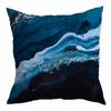 Blue Abstract Marble Print Pillowcase Sale Peach Leather Velvet Home Pillow Sofa Cushion Cover