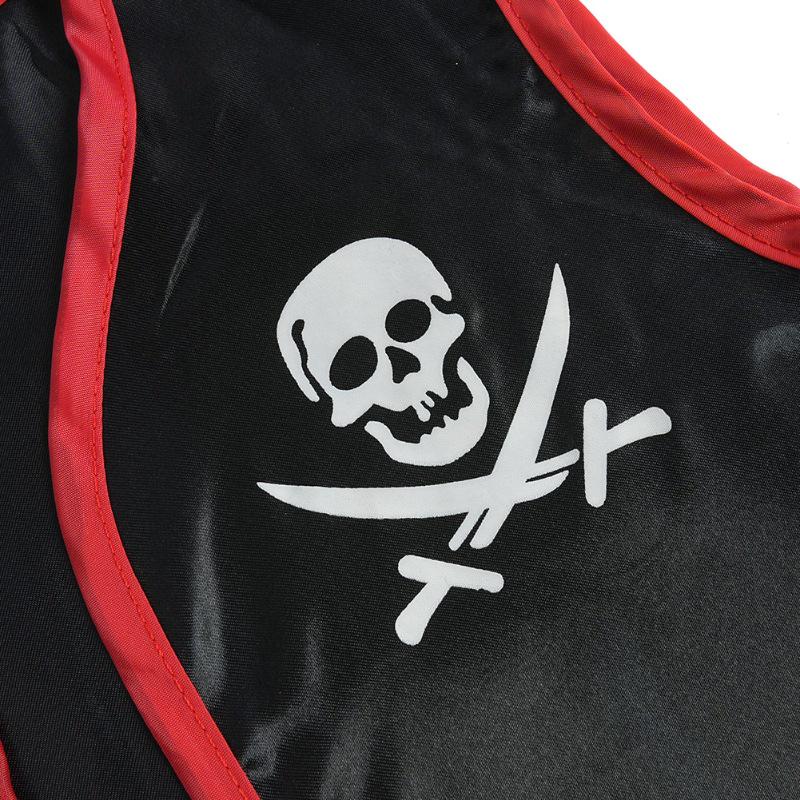 Europäisch-Amerikanisches Pirat Jack Sparrow Kinderkostümset: Ärmellose Weste