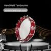 10 Inch Handheld Tambourine Double Row Tambourine Drum Set Percussion Instrument Musical