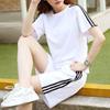 Large Size Fat MM Sports Suit for Women New Korean Style Summer Loose Shorts Two-piece Set