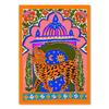 Buntes Abstraktes Poster Tiger Leopard Schlange Tropischer Dschungel Leinwandbild und Drucke Wandkunst Bilder Wohnzimmer Dekoration