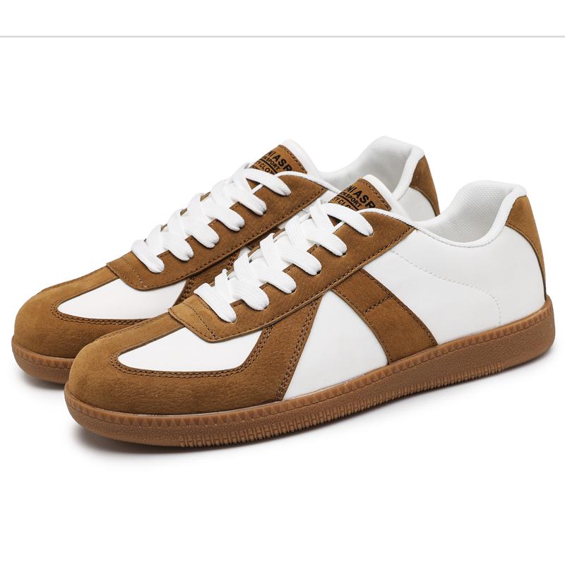 Men's Retro Fashion All-match Small White Shoes Sneakers German Training Shoes Forrest Gump Shoes Casual Men's Shoes