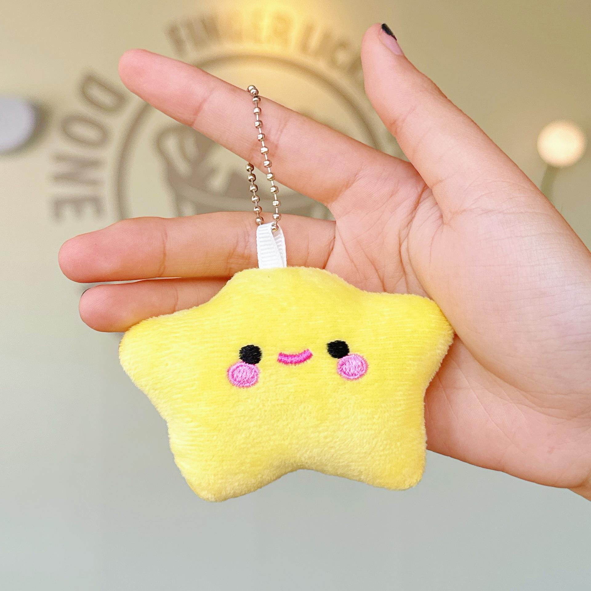 

Очаровательный плюшевый брелок в виде звезды: Девичий Рюкзак Брелок Аксессуар Height 8 cm