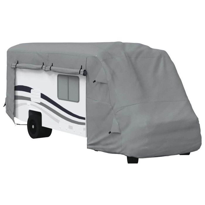 Housses de camping car gris 660x235x275 cm tissu non tissé