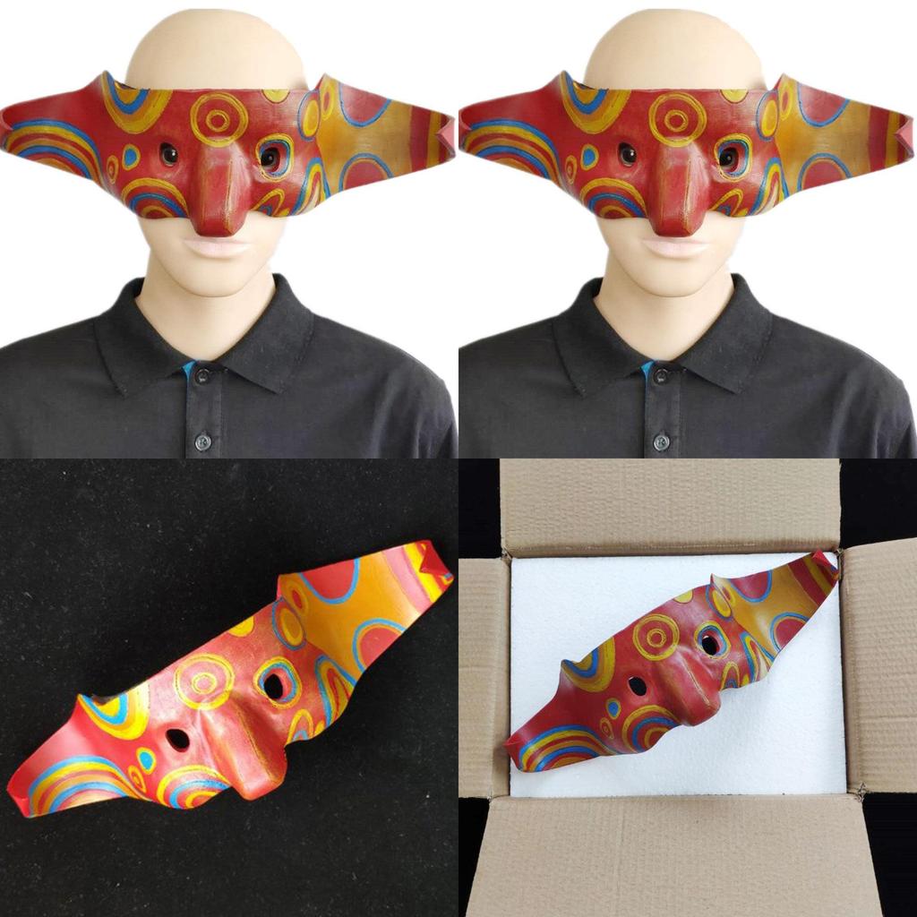 Unique Resin Wu Yanzu Mask For Halloween Costume Parties Perfect For Role Play