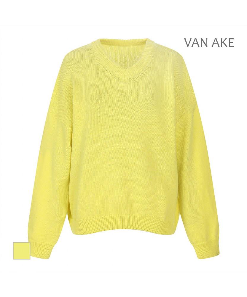 VANAKE V-Neck Loose Fit Knit_Vb42Ktq338Z