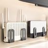 No Drill Router Power Strip Holder Carbon Steel Wall Support Bracket Durable Wifi Placement Rack