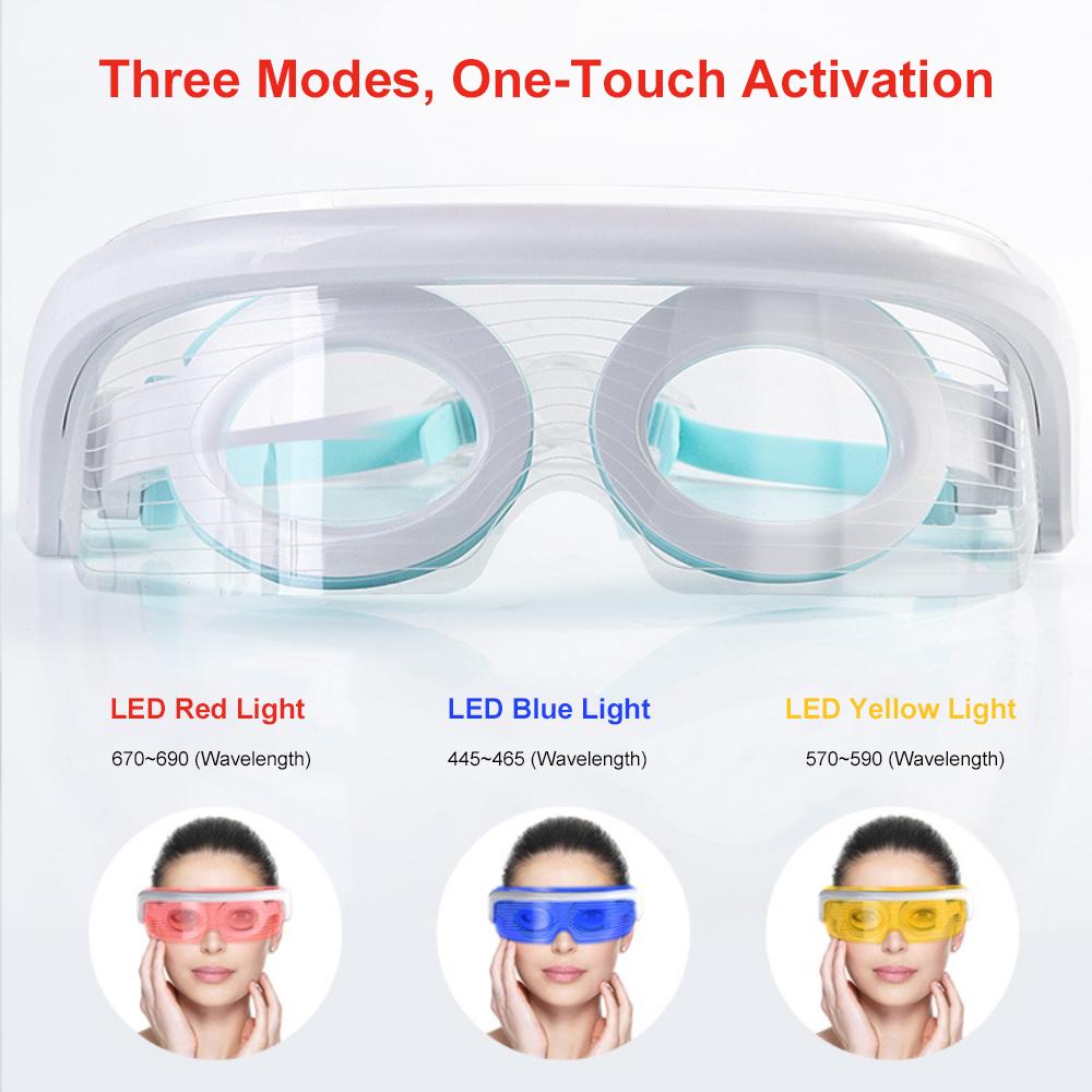 Eye Massager Hot Compress Vibration Eye Care Relax Eyes Massage Relieve Eye Fatigue Glasses Fatigue Pouch Anti Wrinkle Care