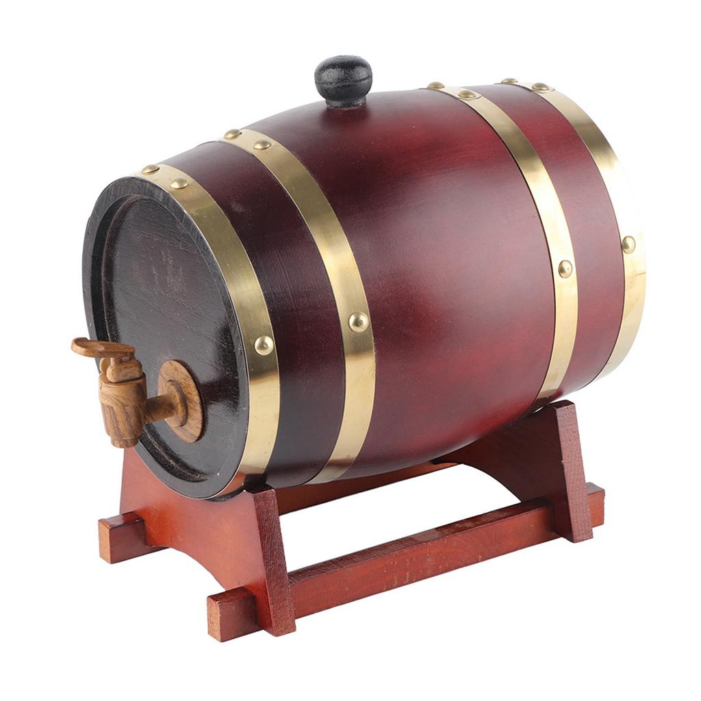 3л винтажная сосновая винная бочка винный бочонок аксессуары для пивоварения оборудование для домашнего пивоварения темно-коричневый 3л