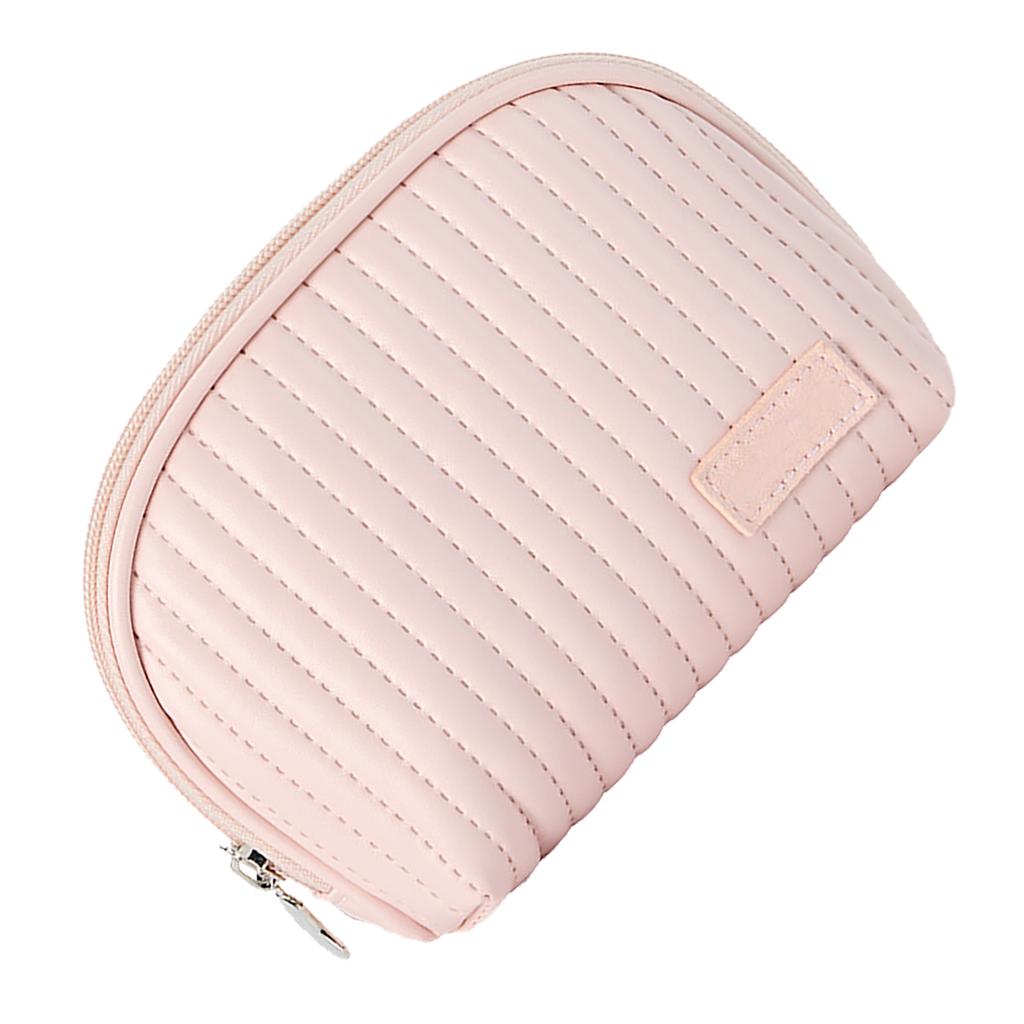 PU Leather Makeup Bag Portable Large Capacity Storage Travel Makeup Bag for Lipstick Cosmetic
