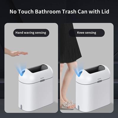 Smart Mülleimer 9L Wohnzimmer Automatischer Sensor Mülleimer mit Deckel Küche Mülleimer Badezimmer Wasserdichter Mülleimer