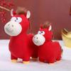 Soft Zodiac Pony Figurine Mascot Dolls Stuffed Animal Toys Horse Doll Ornament  Desktop Decoration